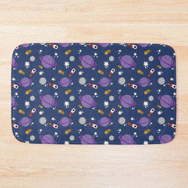 Item preview, Cute Stars and Planets with Blue Background  designed and sold by serafineaandd.