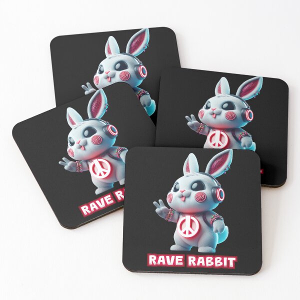 Item preview, Rave Rabbit designed and sold by Psyberspace.