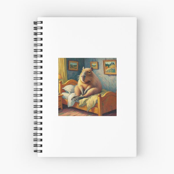 Item preview, Capybara ft. Van Gogh-Vincent`s Bedroom in Arles10 designed and sold by Capybara Art Lover.