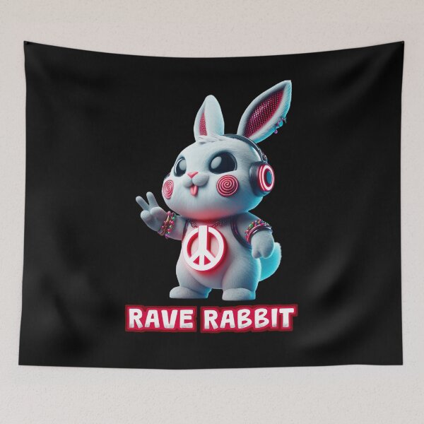 Item preview, Rave Rabbit designed and sold by Psyberspace.