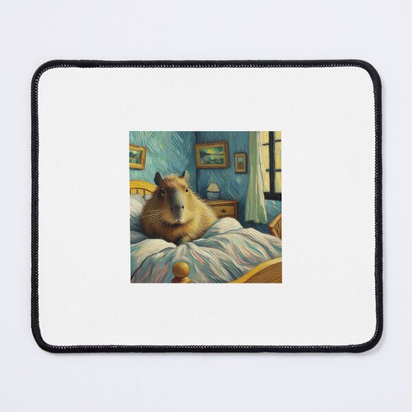 Item preview, Capybara ft. Van Gogh-Vincent`s Bedroom in Arles11 designed and sold by Capybara Art Lover.