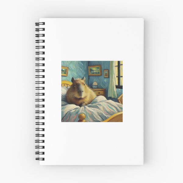 Item preview, Capybara ft. Van Gogh-Vincent`s Bedroom in Arles11 designed and sold by Capybara Art Lover.