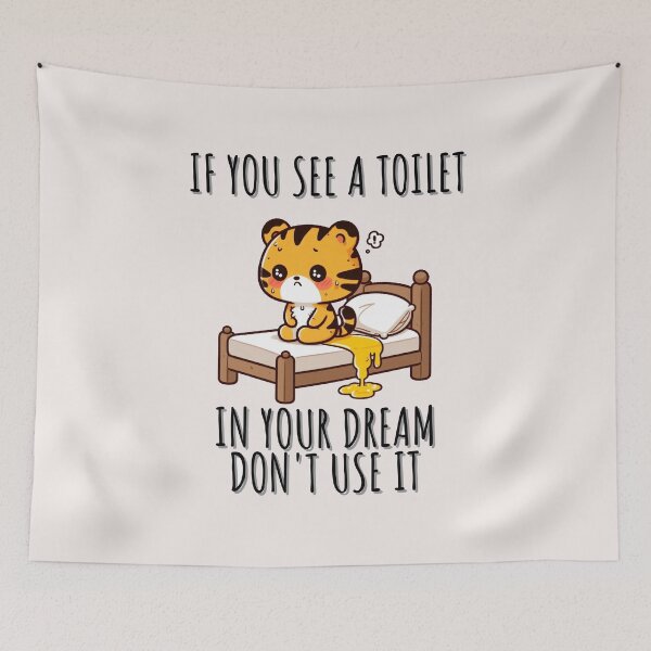 Item preview, Toilet Dream Tiger designed and sold by LemuellTrends.