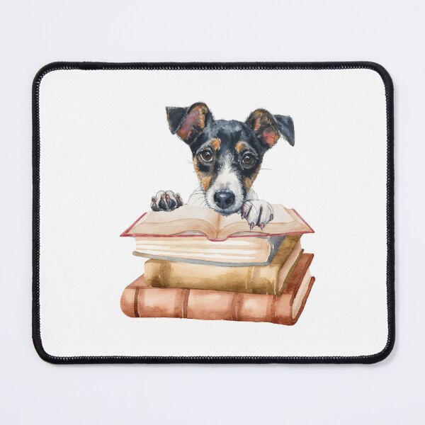 Item preview, Smooth Fox Terrier And Books designed and sold by TheAnimalZ00.