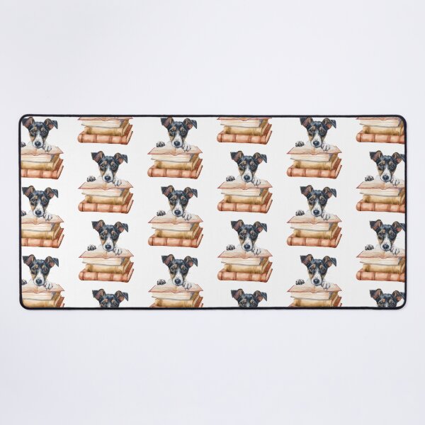 Item preview, Smooth Fox Terrier And Books designed and sold by TheAnimalZ00.