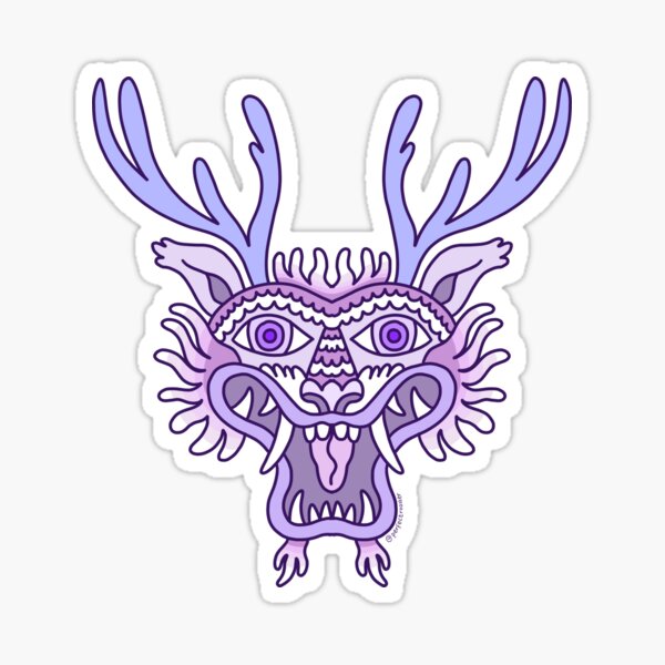 Item preview, Psychedelic dragon designed and sold by perfectrooster.