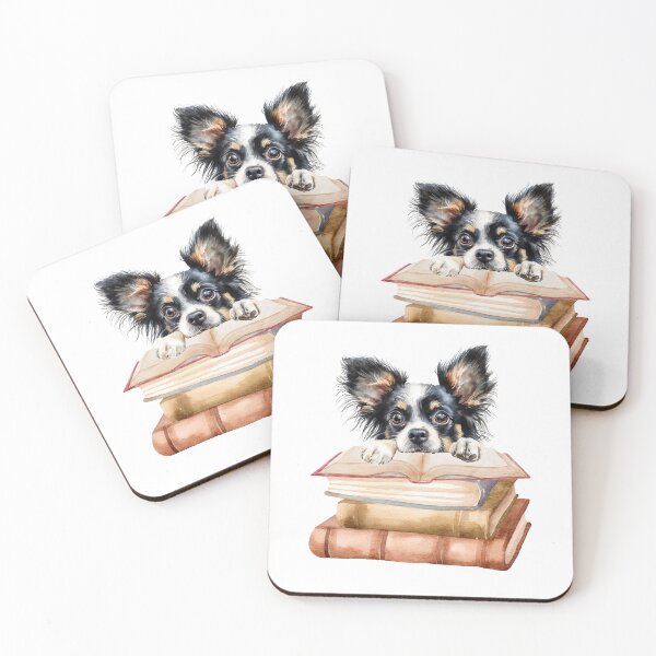 Item preview, Papillon And Books designed and sold by TheAnimalZ00.