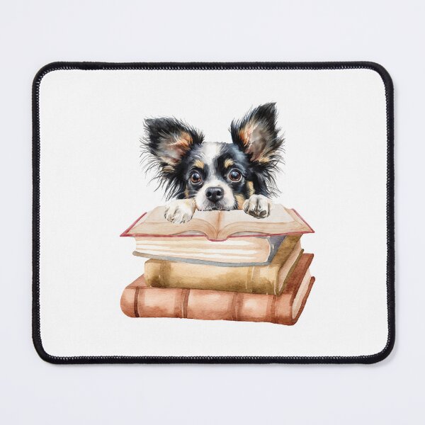 Item preview, Papillon And Books designed and sold by TheAnimalZ00.