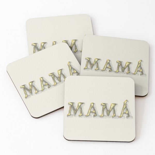Item preview, Mamá white and gold designed and sold by designmari.