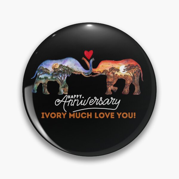 Item preview, 14th Ivory Anniversary Elephants designed and sold by Tiffany Roy.