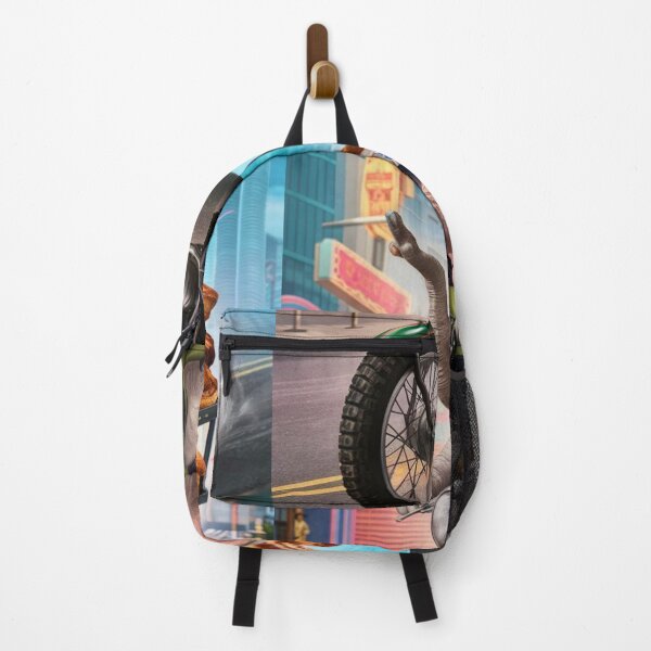 Item preview, Elephant Portrait. riding motorcycle, pastries delivery designed and sold by ElephantVibes.