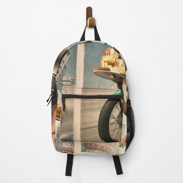 Item preview, Elephant Portrait. riding motorcycle, pastries delivery designed and sold by ElephantVibes.