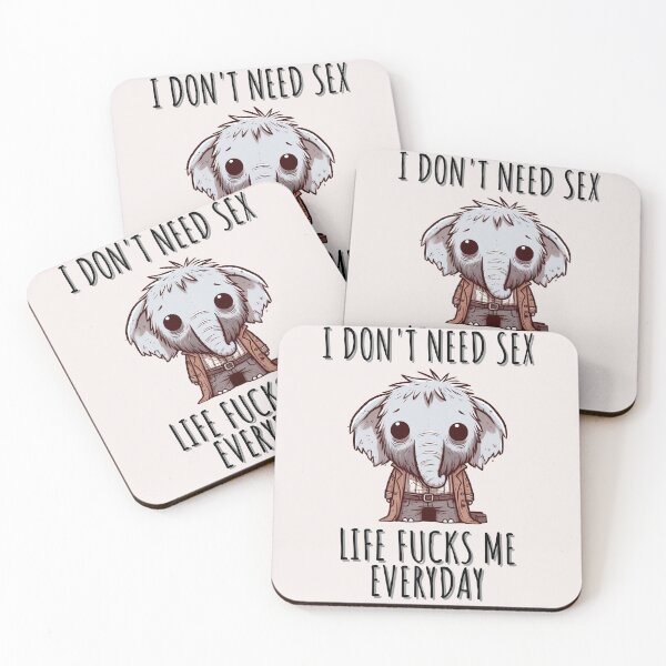 Item preview, Depressive Elephant designed and sold by LemuellTrends.
