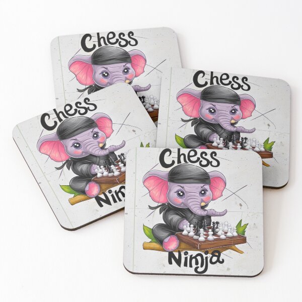Item preview, Elephant Portrait. chess ninja designed and sold by ElephantVibes.
