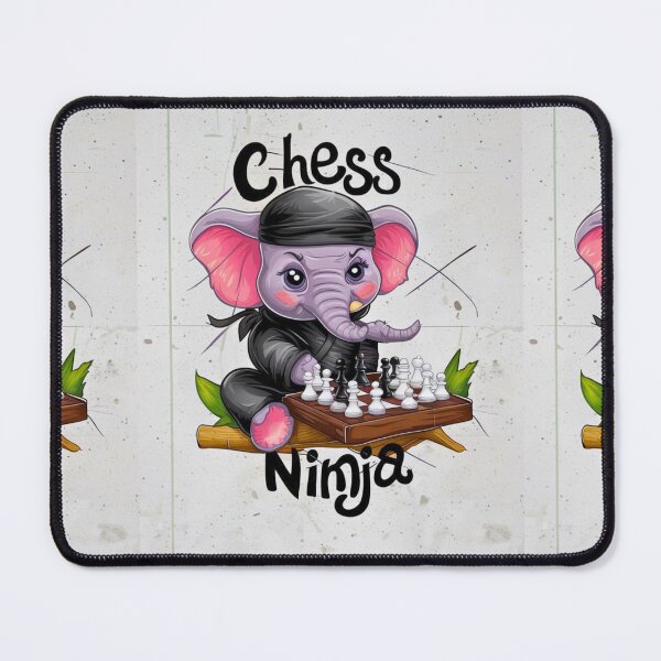 Item preview, Elephant Portrait. chess ninja designed and sold by ElephantVibes.