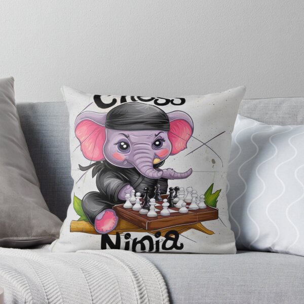 Item preview, Elephant Portrait. chess ninja designed and sold by ElephantVibes.
