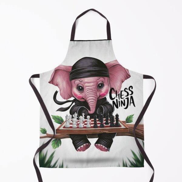 Item preview, Elephant Portrait. chess ninja designed and sold by ElephantVibes.