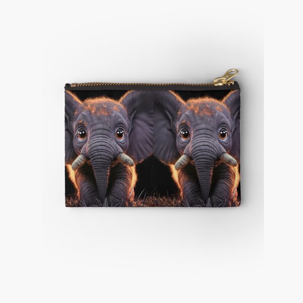 Item preview, Elephant Portrait. realistic photo, baby elephant designed and sold by ElephantVibes.
