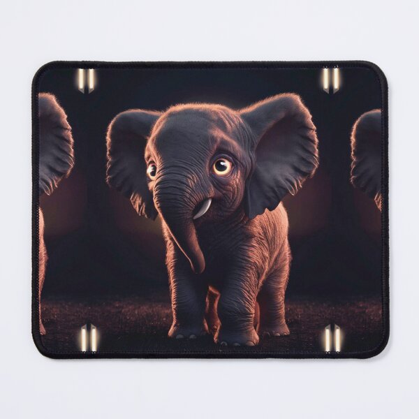 Item preview, Elephant Portrait. realistic photo, baby elephant designed and sold by ElephantVibes.