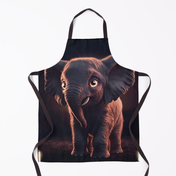 Item preview, Elephant Portrait. realistic photo, baby elephant designed and sold by ElephantVibes.