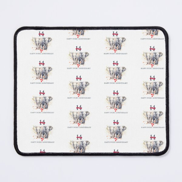 Item preview, Happy 14th Ivory Anniversary Elephants designed and sold by Roy & Tiffany.
