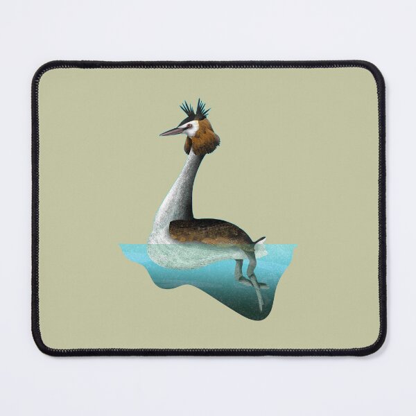 Item preview, Crested Grebe New Zealand Bird designed and sold by piedaydesigns.