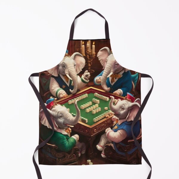 Item preview, Elephant Portrait. mahjong game designed and sold by ElephantVibes.