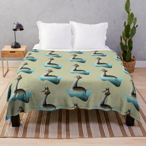 Item preview, Crested Grebe New Zealand Bird designed and sold by piedaydesigns.