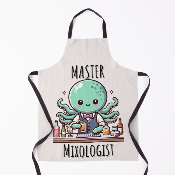 Item preview, Bartender Octopus designed and sold by LemuellTrends.