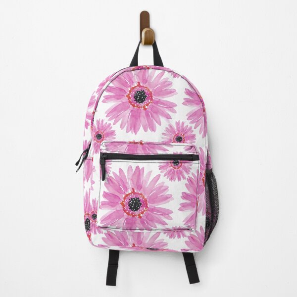 Item preview, Modern Pink Watercolor Gerbera Daisies  designed and sold by serafineaandd.