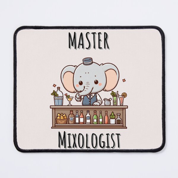 Item preview, Bartender Elephant designed and sold by LemuellTrends.