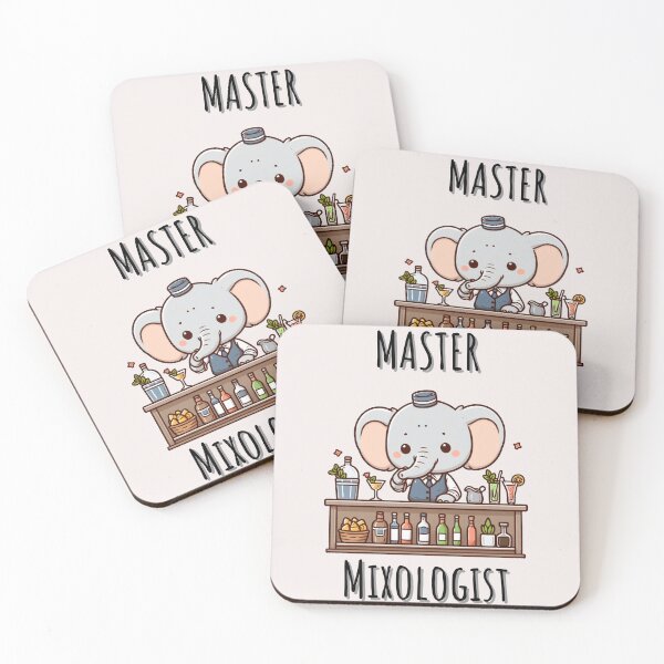 Item preview, Bartender Elephant designed and sold by LemuellTrends.