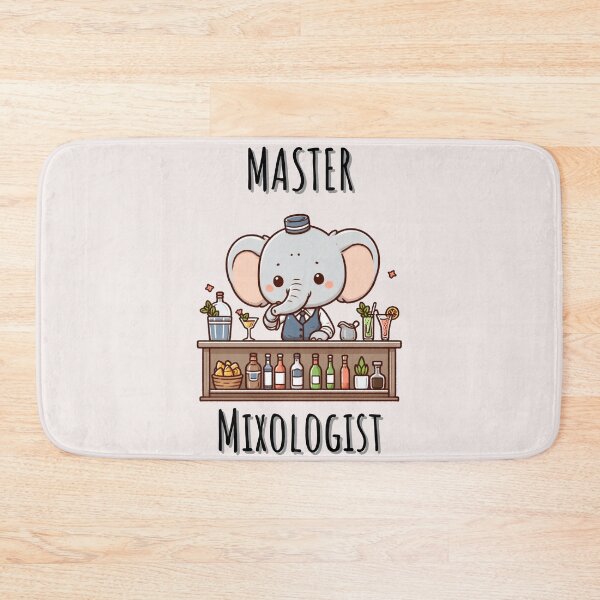 Item preview, Bartender Elephant designed and sold by LemuellTrends.