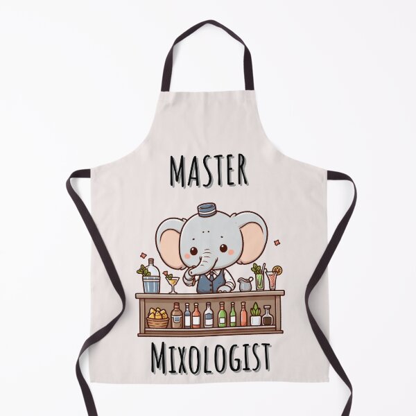 Item preview, Bartender Elephant designed and sold by LemuellTrends.