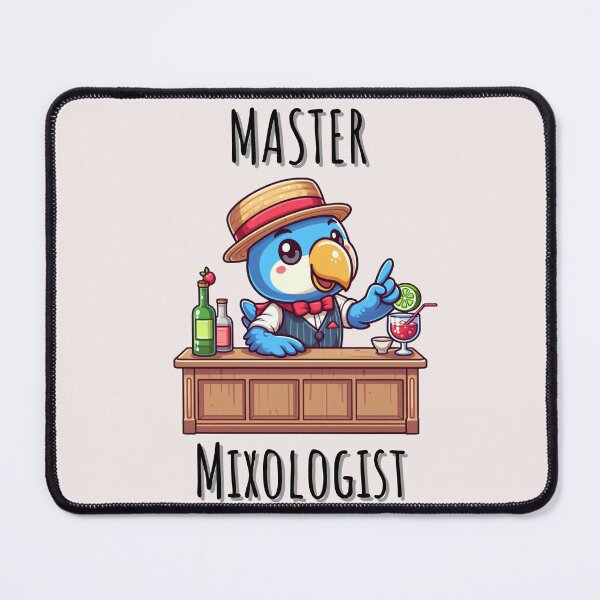 Item preview, Bartender Macaw designed and sold by LemuellTrends.