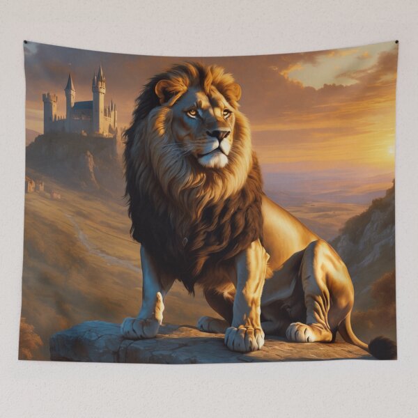 Item preview, Lion and a Distant castle! designed and sold by EpicGear085.