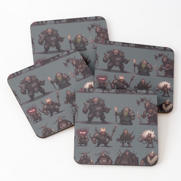Item preview, Pixel Clan: The Brutes of the Dark Realm designed and sold by Skolyak.