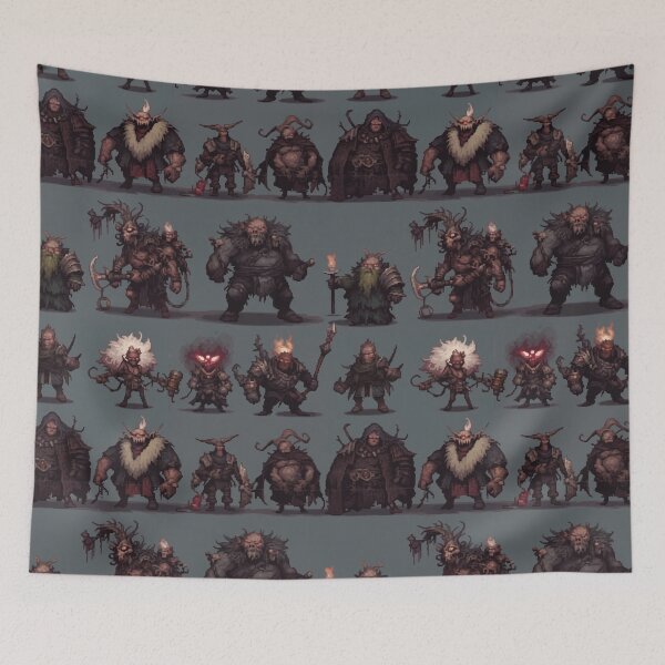 Item preview, Pixel Clan: The Brutes of the Dark Realm designed and sold by Skolyak.