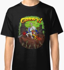 Earthworm Jim vs The Army of Darkness! Classic T-Shirt