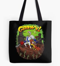 Earthworm Jim vs The Army of Darkness! Tote Bag