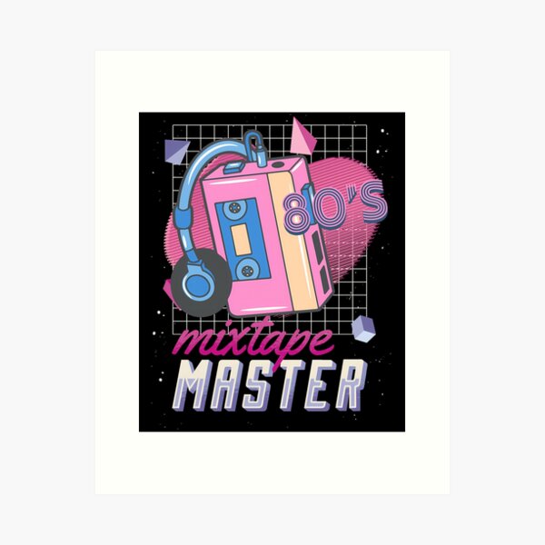 Artikel-Vorschau von 80er-Jahre-Musik-Fan-Tape-Partykostüm, designt und verkauft von Marcusrice66.