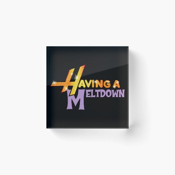 Item preview, Having A Meltdown Logo designed and sold by JosetteGrondinn.