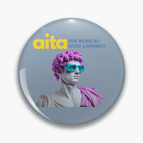 Item preview, aita for being so good looking? designed and sold by KapowStickers.
