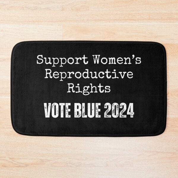 Item preview, Support Women's Reproductive Rights Vote Blue Democratic Political Design designed and sold by EarthArtDesigns.