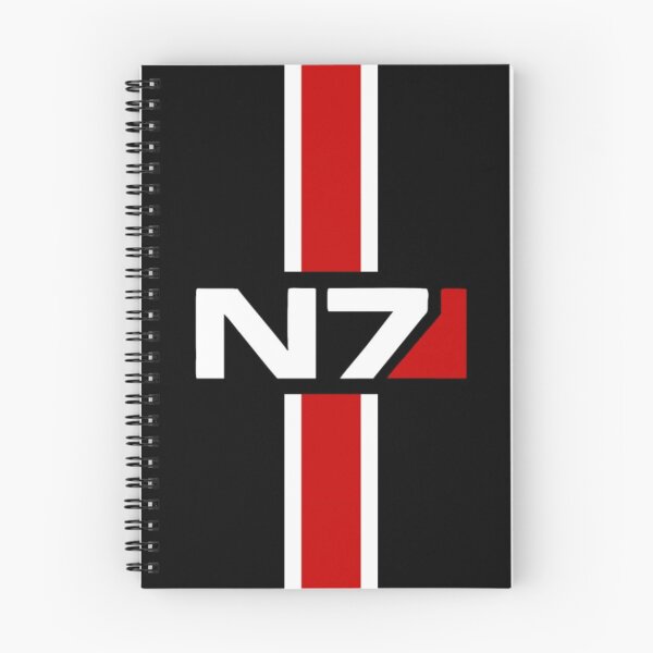 Item preview, N7 Logo with stripe Mass Effect video games designed and sold by CSDesignandGift.