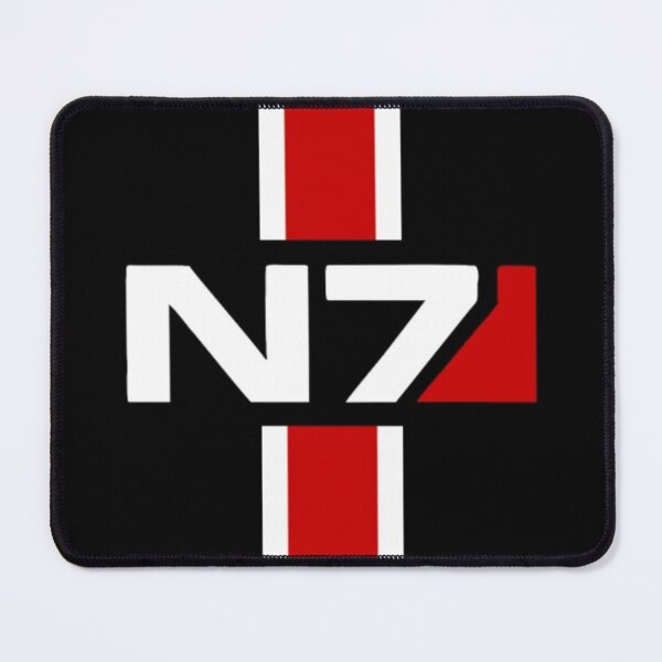 Item preview, N7 Logo with stripe Mass Effect video games designed and sold by CSDesignandGift.