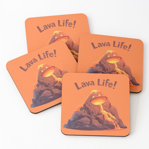 Item preview, Lava Life Happy Volcano designed and sold by SweetClicks123.