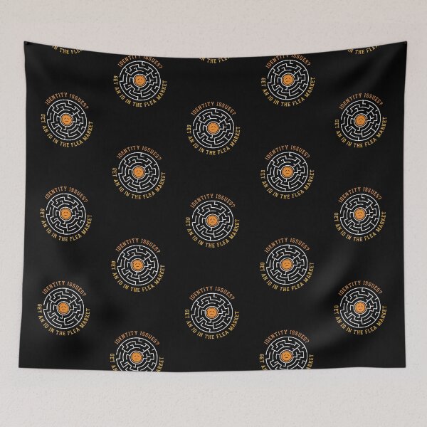Item preview, IDENTITY ISSUES...GET AN ID IN THE FLEA MARKET, CLASSIC GRAPHIC T-SHIRT designed and sold by bessartex.