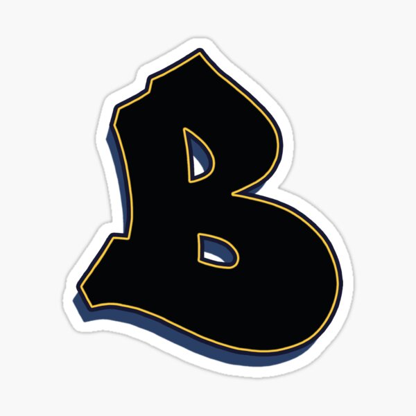 B - black / yellow Sticker