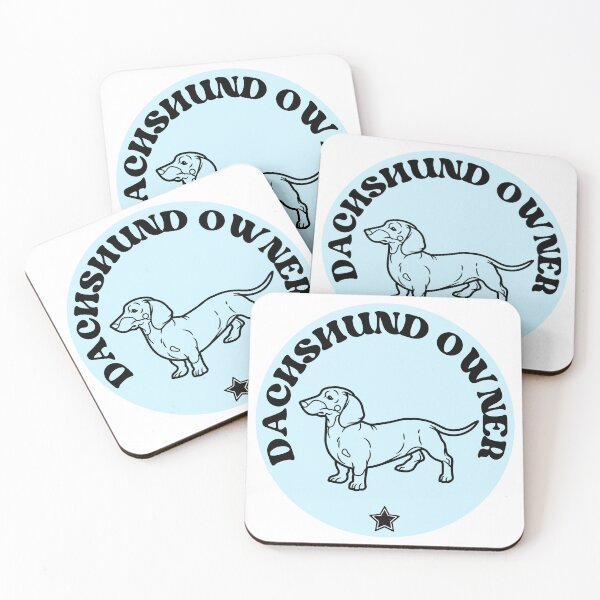 Item preview, Blue Dachshund Owner Design designed and sold by HeyDaisyShop.